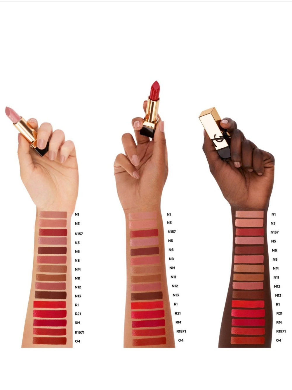 Yves Saint Laurent Rouge Pur Couture Lipstick - N1 Beige Trench Travel 1.3g - Picture 2 of 5